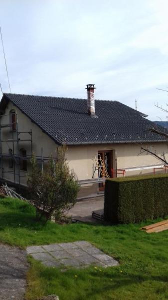 Rénovation de la toiture finie, autre vue