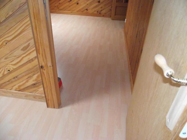 Parquet flottant terminé